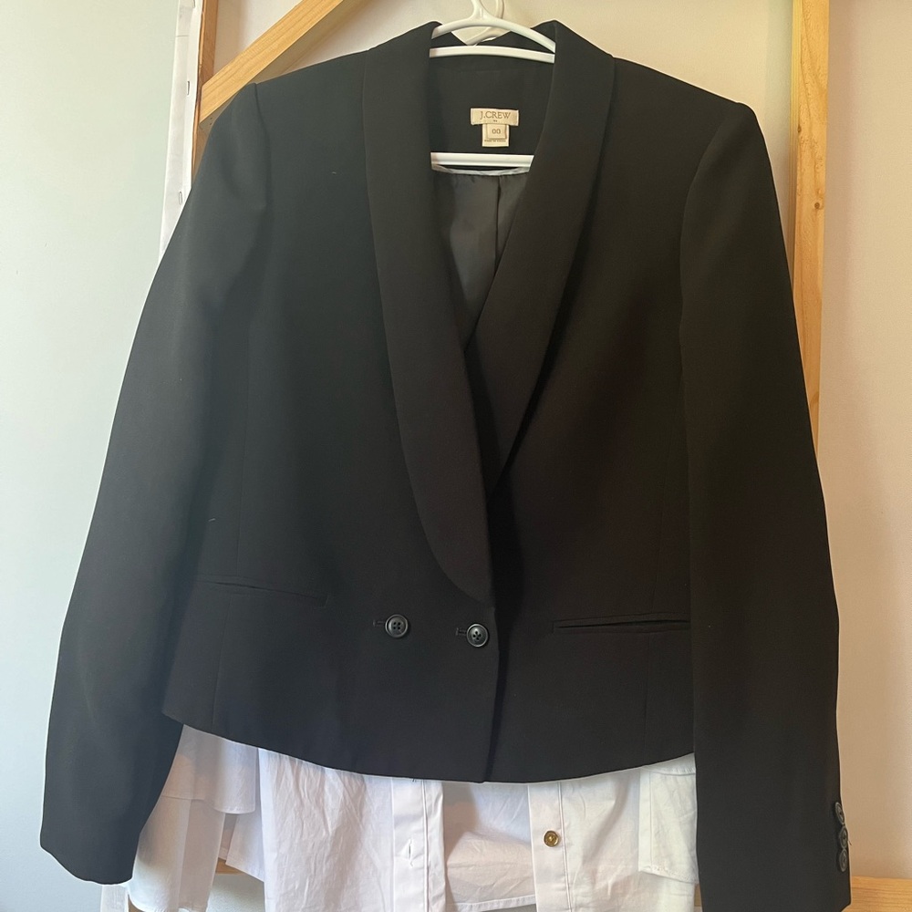 J Crew boxy suit jacket